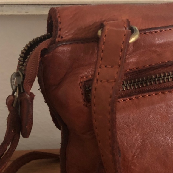 Marta Ponti Portugal Genuine Leather Handbag Crossbody Adjustable Strap - Picture 13 of 13